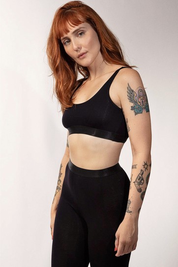 TOP ESPORTIVO PRETO ESTHER